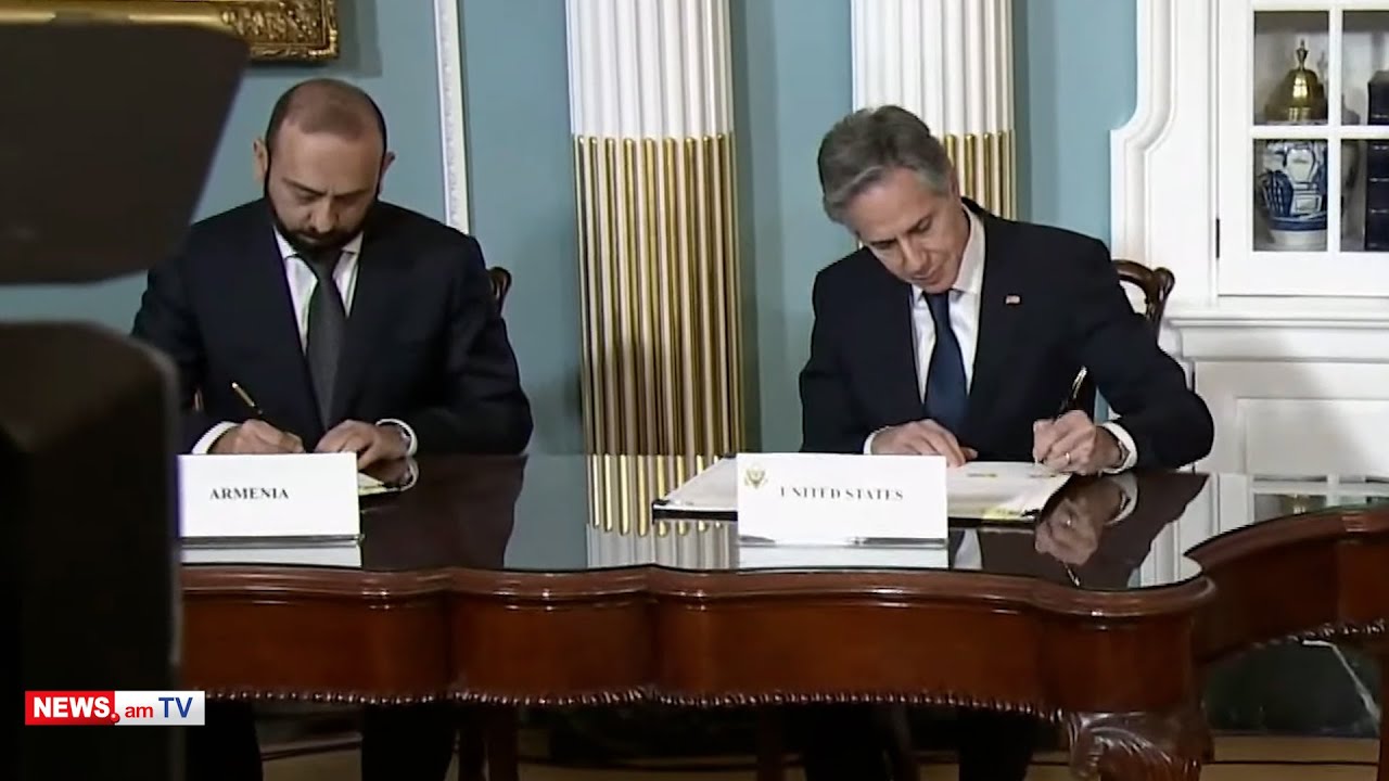 ԱՄՆ-ի փոխնախագահը և Ադրբեջանի նախագահը ստորագրել են ռազմավարական գործընկերության մասին հռչակագիր